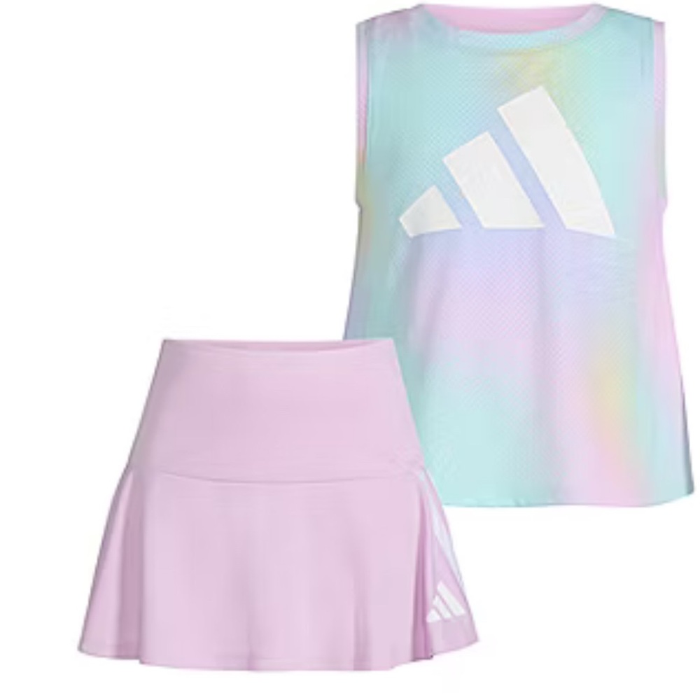 adidas Girls 2-pc. Skort Set